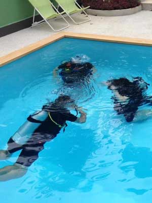 Pool Training - Sea Gypsy Divers, Ao Nang, Krabi Thailand