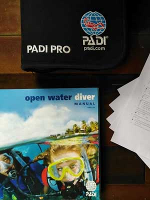 PADI Materials - Sea Gypsy Divers, Ao Nang, Krabi Thailand