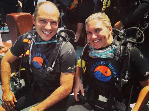 Happy PADI Open Water Diver Course student