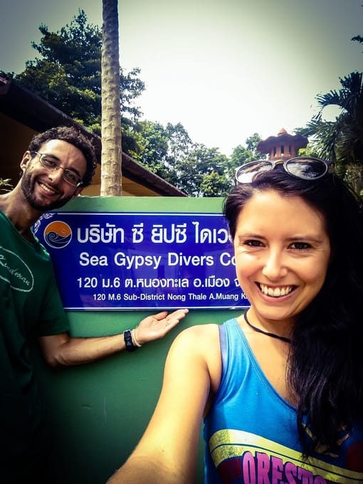 Joel & Meggy - Sea Gypsy Divers, Ao Nang, Krabi Thailand